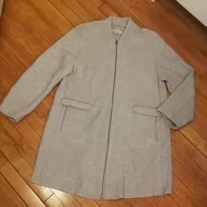 Women Within grey coat